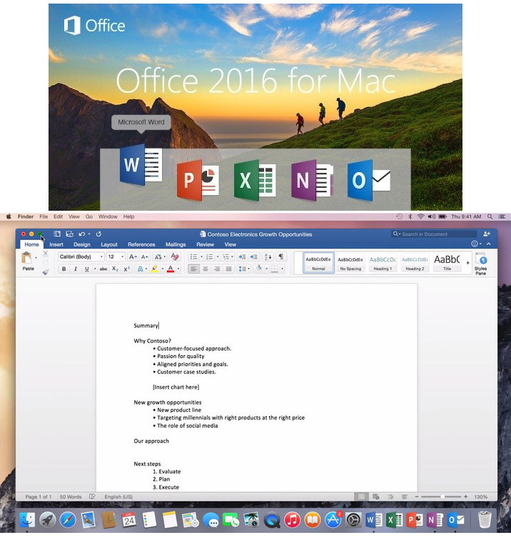 office for mac 2016 specs